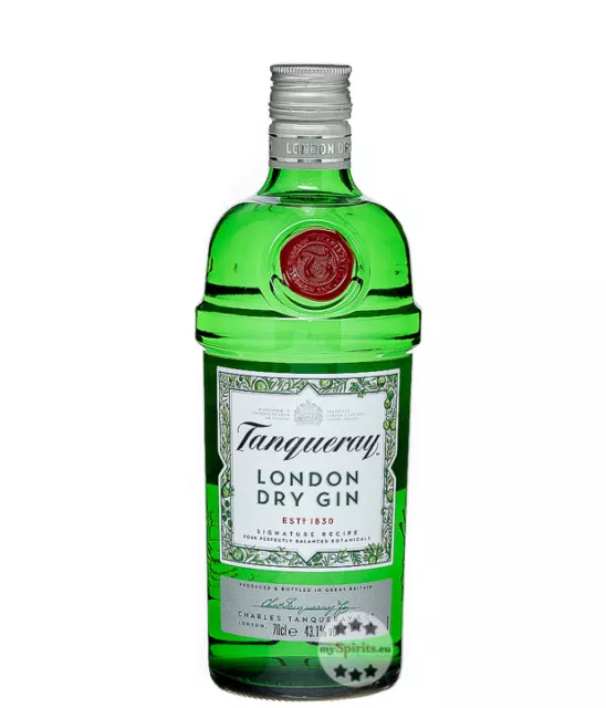 Tanqueray London Dry Gin Imported / 43,1 % Vol. / 0,7 Liter-Flasche