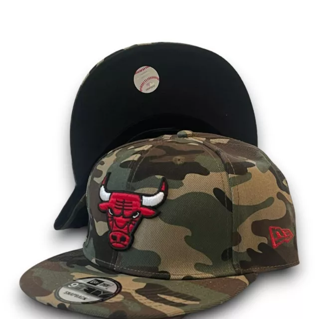 NBA Chicago Bulls Men’s Snapback Hat Camo Cap