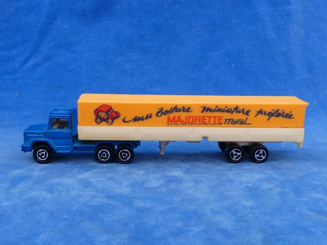 MAJORETTE CAMION RENAULT Premium Semi Remorque Container Pub Eol 1/60