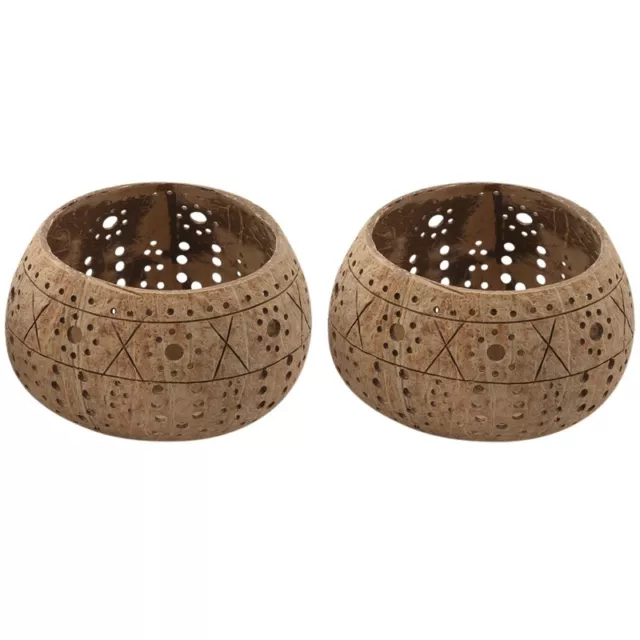 Candle Coconut  Bowl,Candle Holders,Handmade Coconut  Candle Holder for8886