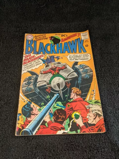 DCs Comic Book Blackhawk Magnificent 7 - No 213 Oct 1965 - Die Again Blackhawks