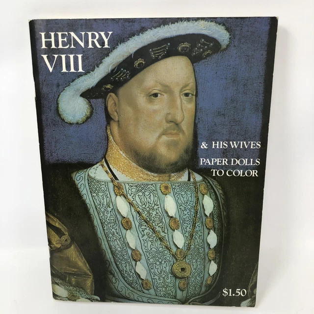 Vintage King Henry Viii His Wives Paper Dolls Colorin vrogue.co