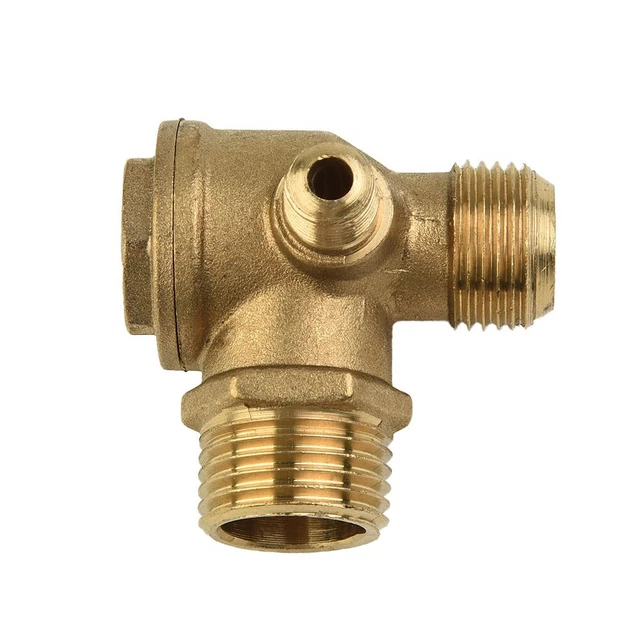 Rückschlagventil Luftkompressor Messing - 3-Wege 20*16*10mm