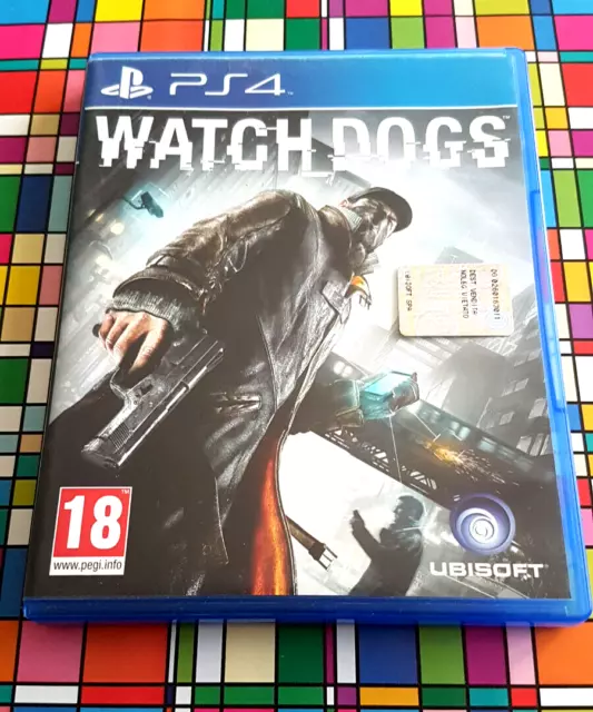 Watch Dogs Sony Ps4 Playstation 4 Pal Italiano Ita 🇮🇹 Disco In Buono Stato.