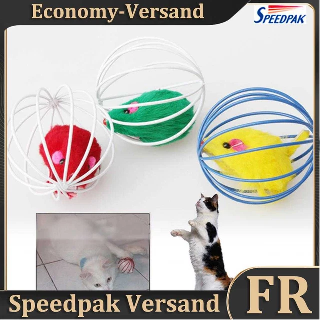 Belle boule de souris de chat jouets pour chats plume drôle jeu souris souris jo
