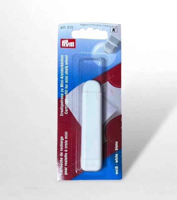 Prym Ersatzpatrone zu Mini-Kreiderädchen, weiß (611315); 1 Stück