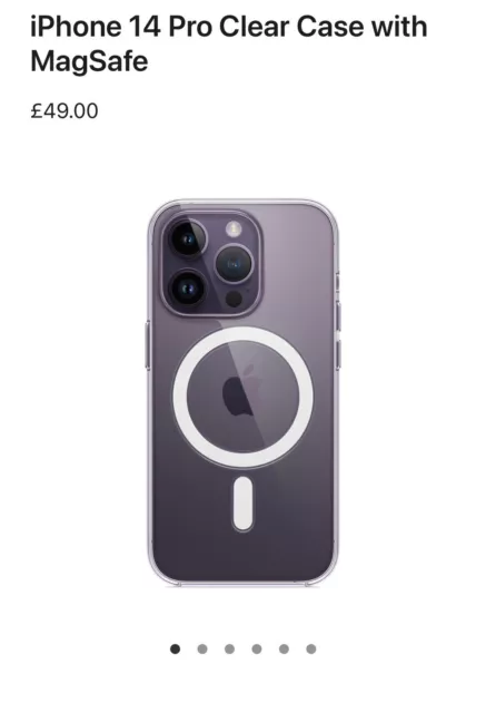 Official Apple iPhone 14 Pro Clear Phone Case With MagSafe - Brand New