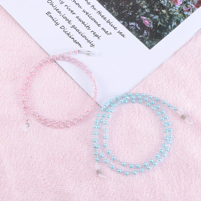 2 Pcs Eyeglass Bands Eyeglasses Holder Strap Silicone Lanyard Glasses Strap