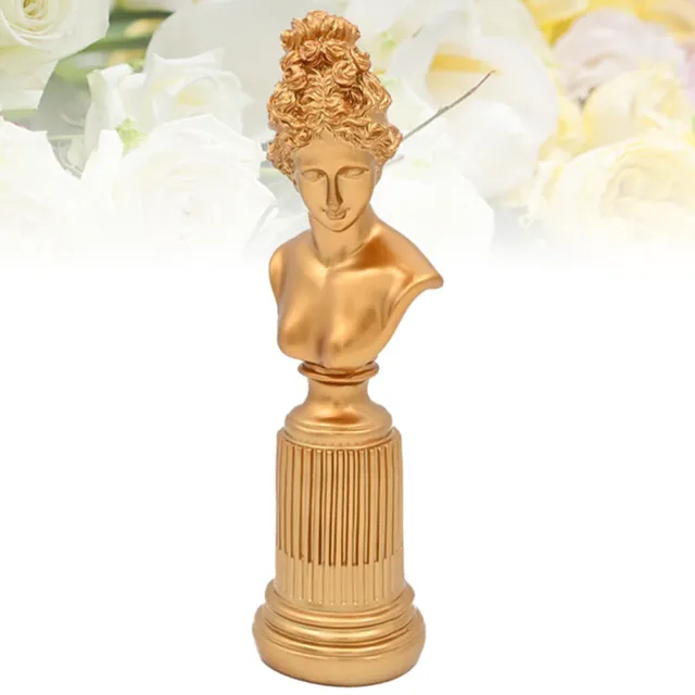Resin Goddess Ornaments Head Sculpture Aphrodite Sculpture Resin Sculptural Bust