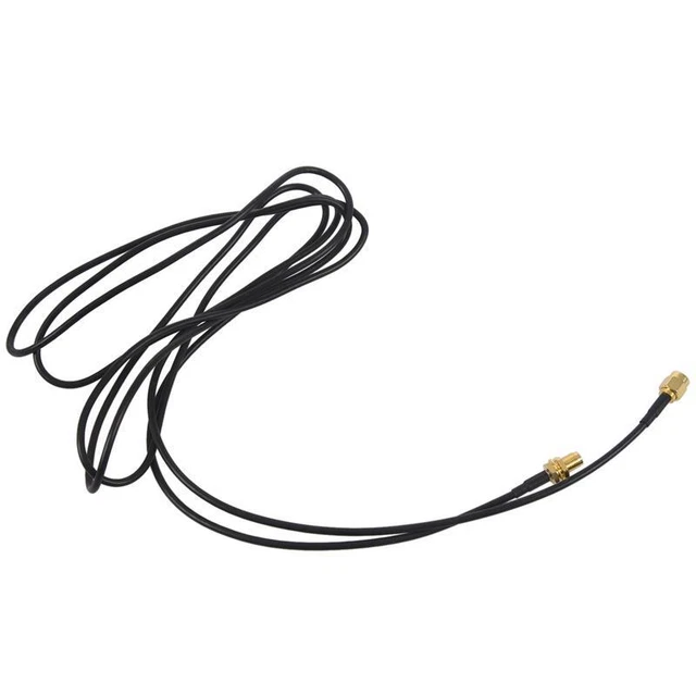 Câble Extension Antenne WiFi SMA 2M - Kit Avec 5 Adaptateurs SMA/RP-SMA Pour Routeur, GPS, Radio, Caméra IP