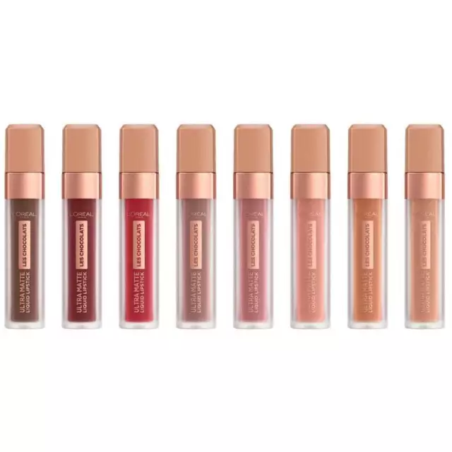 L'Oreal Les Chocolats Ultra Matte Liquid Lipstick - Choose Your Shade