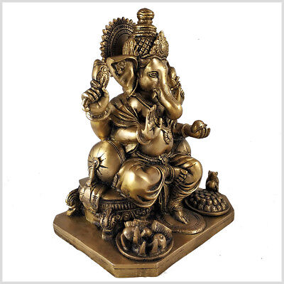 Ganesha 30,5cm 5,8kg Messing  - Indien Hinduismus Shiva Krishna Ganesh Hanuman 2