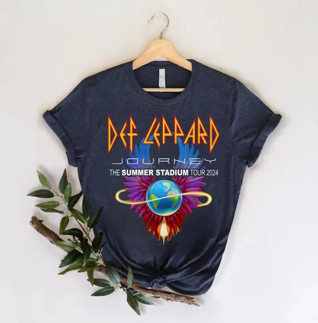 2024 DEF LEPPARD & Journey Summer Stadium Tour Shirt, Band Merch 19.99