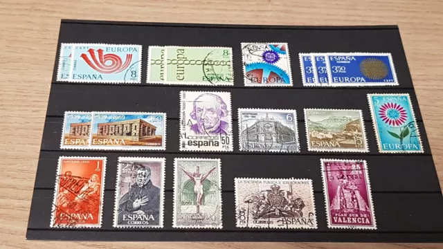 Konvolut / Lot 10 - alte Briefmarken aus Spanien - Espagna Correos