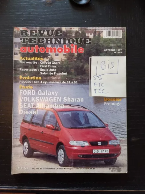 REVUE TECHNIQUE VOLKSWAGEN Sharan Ford Galaxy Seat Alhambra Tdi ...