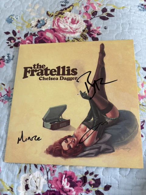 THE FRATELLIS - Chelsea Dagger 8”Inch, White Vinyl, autographed