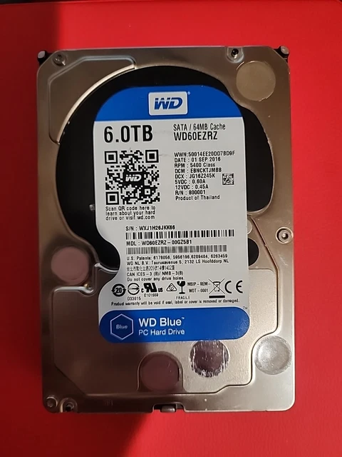 WESTERN DIGITAL 6TB WD Blue PC Internal Hard Drive HDD