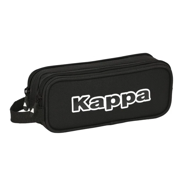Zweifaches Mehrzweck-Etui Kappa Black Schwarz [21 x 8 x 6 cm]