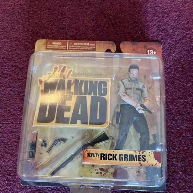 The Walking Dead Deputy Rick Grimes McFarlane Toys Action Figure Series 1 NIB