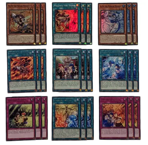 YuGiOh Mikanko Deck Core 27 Card Bundle 1st Edition AMDE-EN Supers & Rares