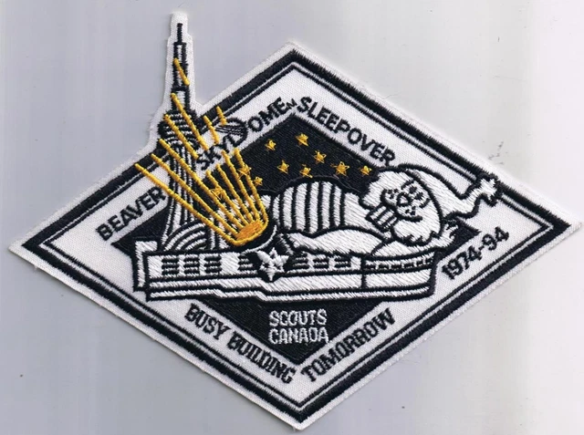 Scouts Canada Patch Beaver Skydome Sleepover 1994