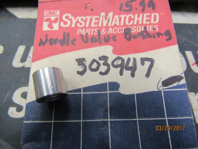 New  Omc Oem  Johnson Evinrude Needle Valve Bushing 303947
