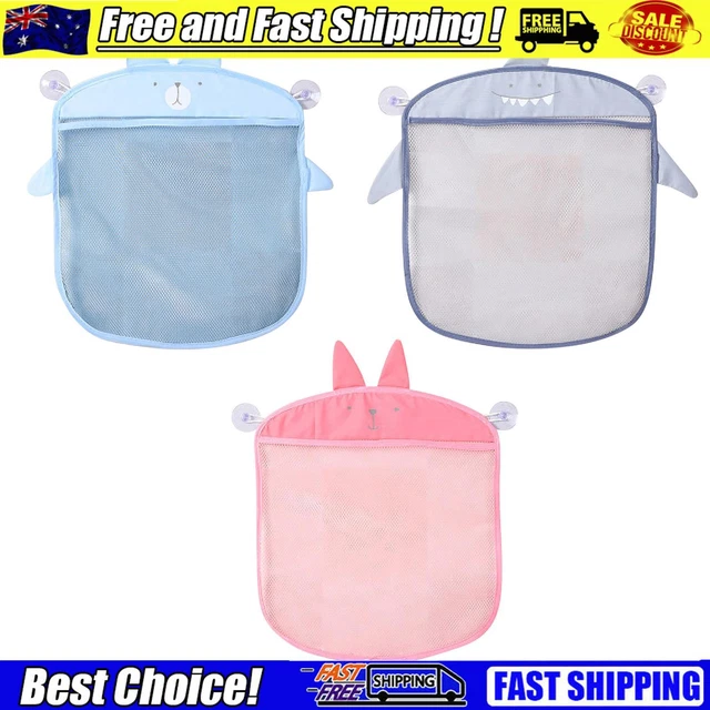 Organizer with Traceless Suction Cups, Durable Beach Toys Net Bags, Ocean Balls