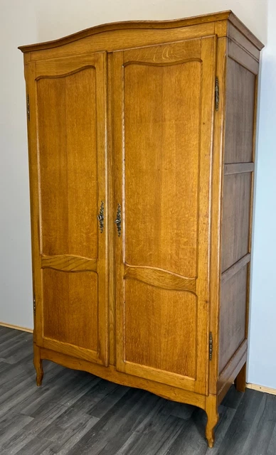 Amazing French Carved 2 door Armoire Wardrobe (LOT 2543) 2