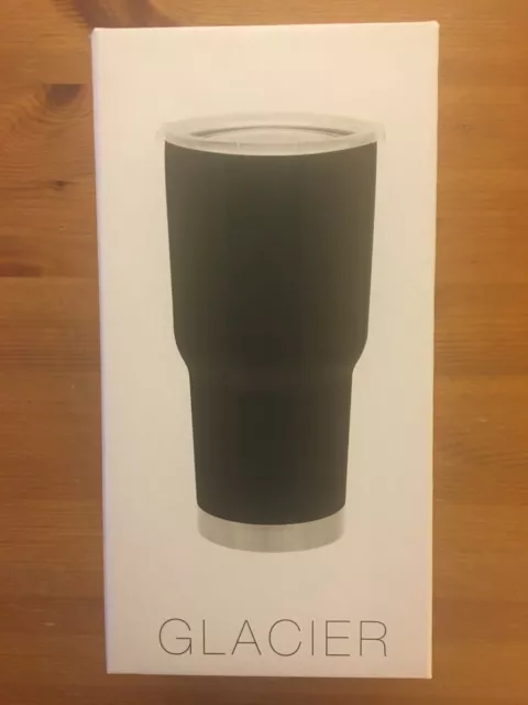 NWT GLACIER Stainless Steel Double Insulated Tumbler Cup Mug 30oz Hot & Cold