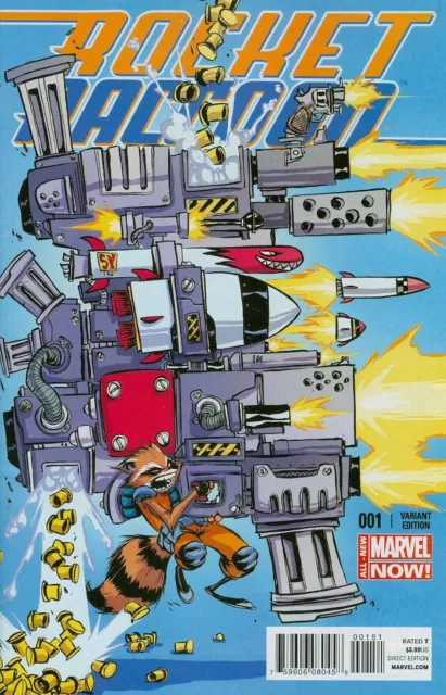 Rocket Raccoon #1 Skottie Young Baby Variant 2014 Marvel Comics Nm