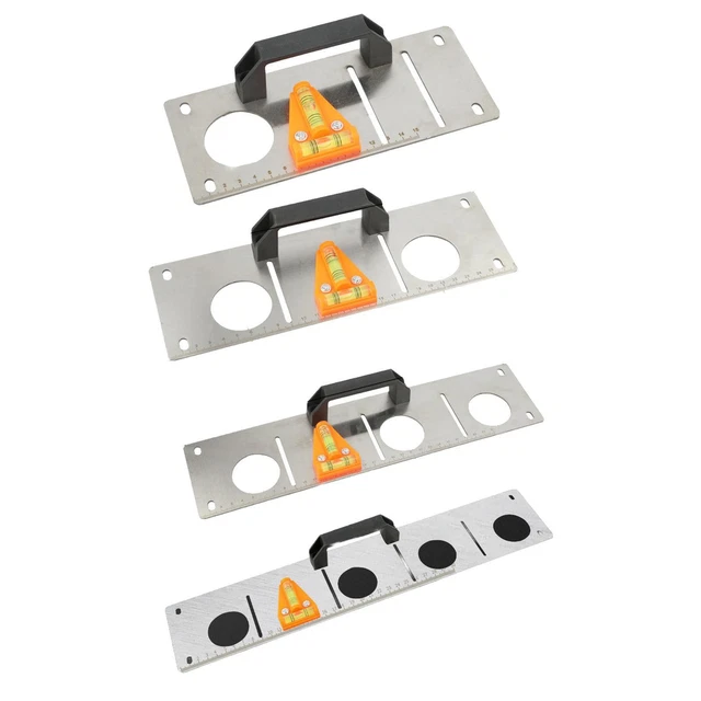 86er Schalterdosen-Schablone Aus Alu - Präzisions-Schneidvorlage Für Elektroinstallation