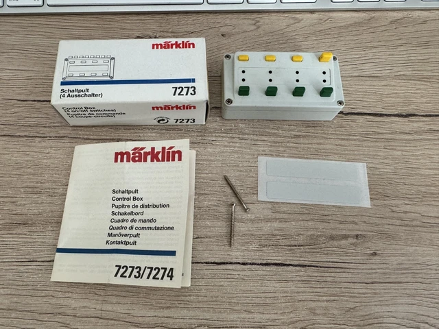 Märklin 7071 Vice-Pult Pupitre De Commande Analogique HO - Bon état Avec Emballage