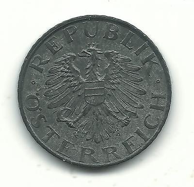A Very Nice High Grade Au/Unc 1963 Austria 5 Groschen Coin-Oct459 2