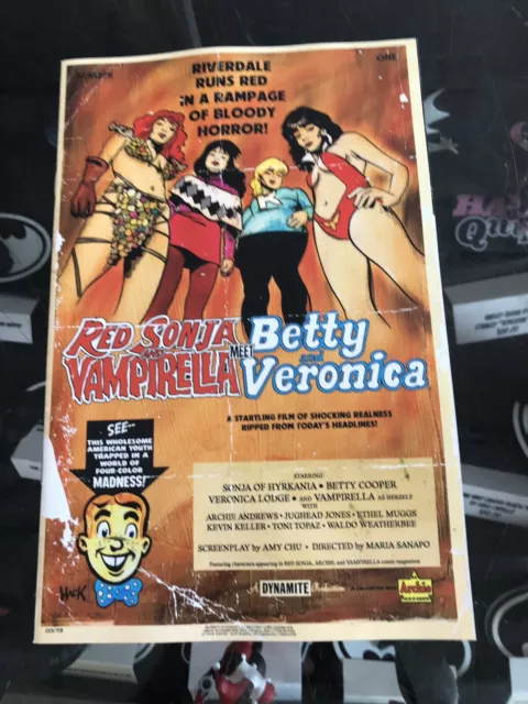 Red Sonja & Vampirella Meet Betty & Veronica #1 Robert Hack Variant Dynamite