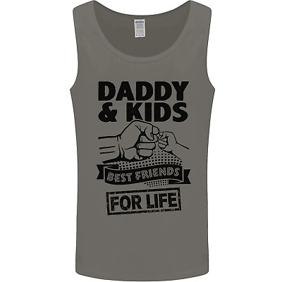 Daddy & Kids Best Friends Fathers Day Mens Vest Tank Top