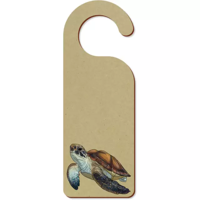 'Sea Turtle' 200mm x 72mm Door Hanger / Sign (DH00040824)