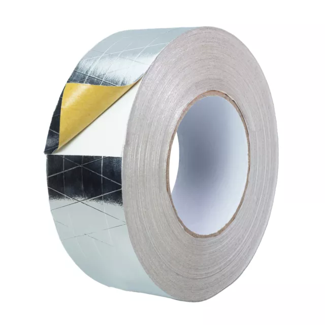 ARB5050 - Cinta de aluminio reforzada Cintas adhesivas de aluminio Plata 50mm x 3