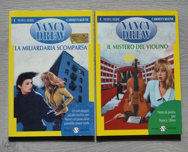 Lotto 2 libri Nancy Drew: La miliardaria scomparsa + Il mistero del violino