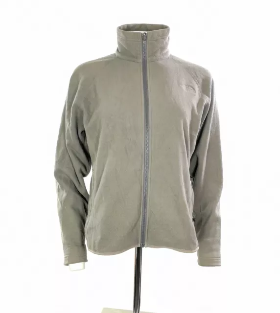 The North Face Fleece Jacket Size S/P UK 8/P In Grey Women's