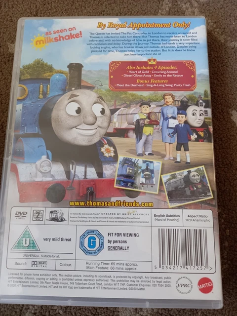 THOMAS TANK ENGINE And Friends The Royal Engine Dvd Kids 5 Episodes EUR ...