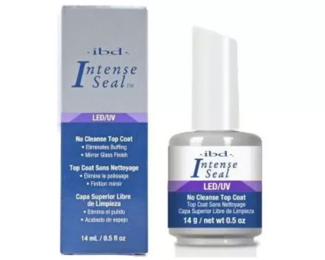 IBD - No Cleanse Top Coat - LED/UV Intense Seal ( 0.5oz )