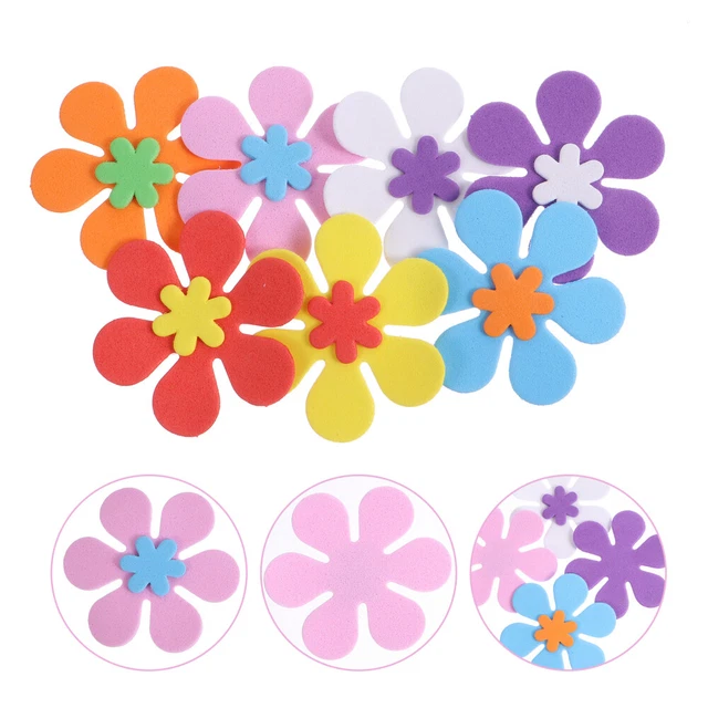 200 Pcs Selbstklebender Aufkleber Mit Blumenformen Kind Applikationen