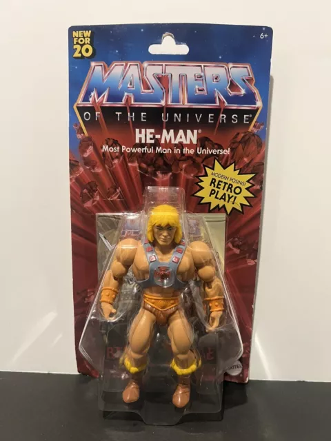 New Masters of the Universe Origins He-Man 5.5" MOTU Some Shelf Wear