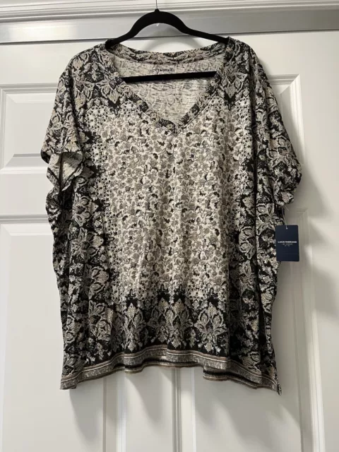 Lucky Brand Shirt Womens 3x Tshirt New With Tags