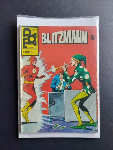 RARITÄT - BSV BILDSCHRIFTENVERLAG / TOP COMICS - BLITZMANN Nr. 4 / Z3