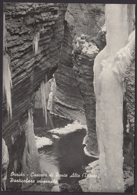 AA4298 Trento - Città - Orrido - Cascata di Ponte Alto - Particolare invernale