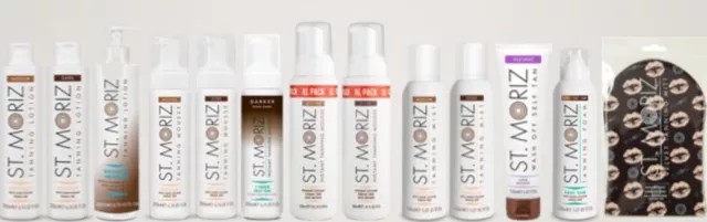 St Moriz INSTANT + SELF TANNING (any 2) MOUSSE,  LOTION or MITT - MEDIUM or DARK