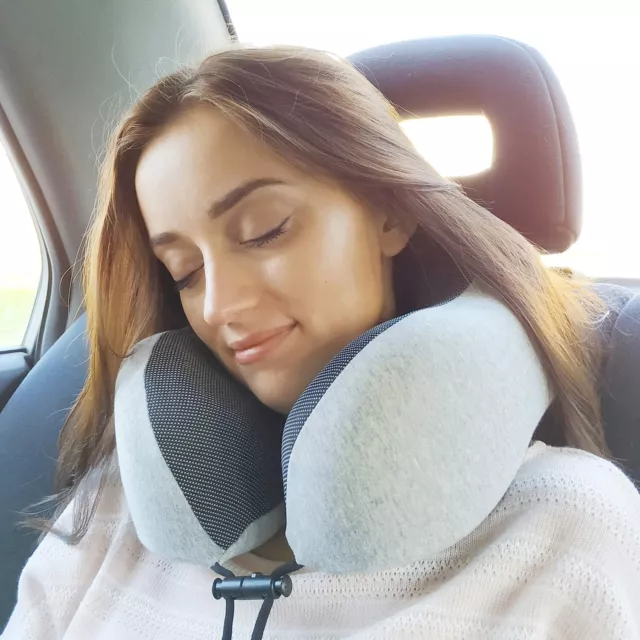 U Shaped Memory Foam Travel Pillow Neck Support Head Rest Car Plane Soft Cushion