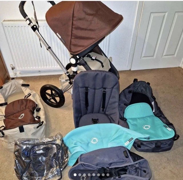 BUGABOO CAMELEON CREAM and brown Travel System 2 In 1 Pushchair 100.00 PicClick UK