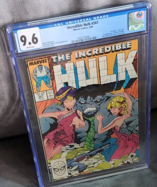 Incredible Hulk #347 CGC 9.6 Marvel WP 1st Joe Fixit